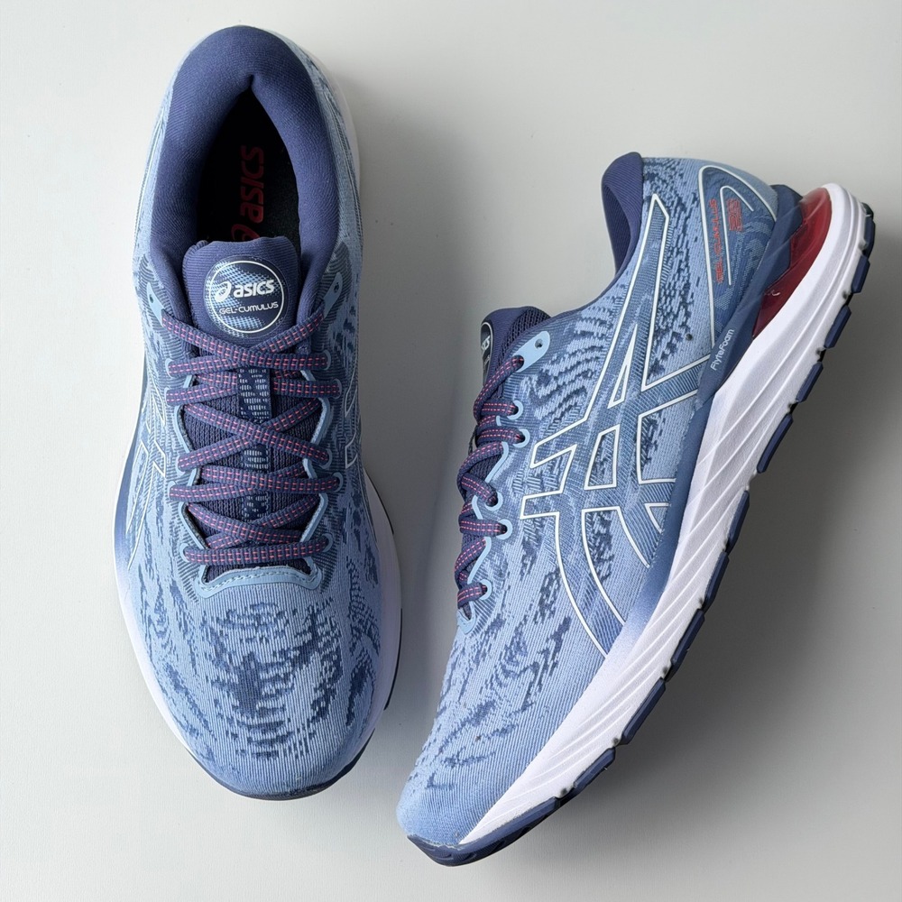 Asics GEL-Cumulus 23 Womens 11.5 Mist/White Cushion Comfort Road Running Shoes